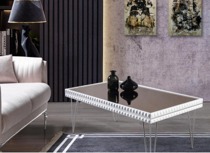Wohnzimmer Couchtisch Tisch Design Möbel Luxus Couchtische Holz 111x64
